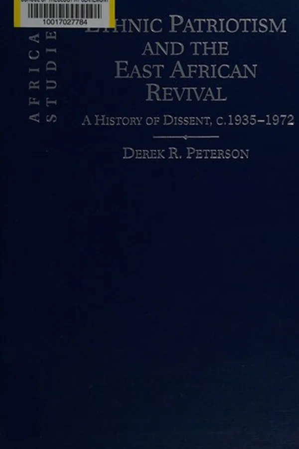 Capa de Ethnic patriotism and the East African Revival