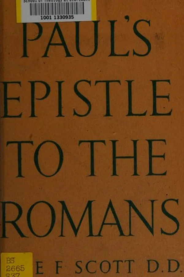 Capa de Paul's Epistle to the Romans