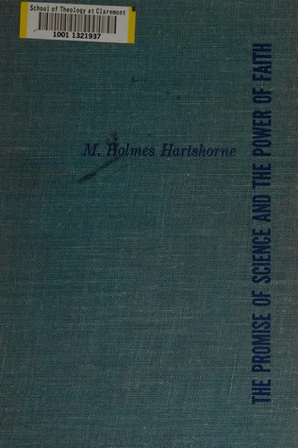 Capa de The promise of science and the power of faith