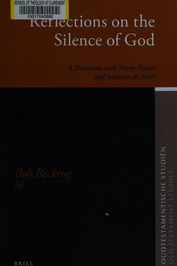 Capa de Reflections on the silence of God