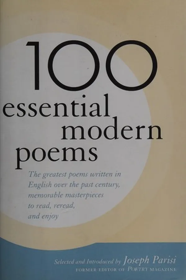 Cover of 100 essential modern poems