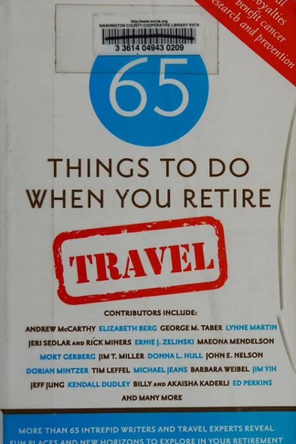 Capa de 65 things to do when you retire