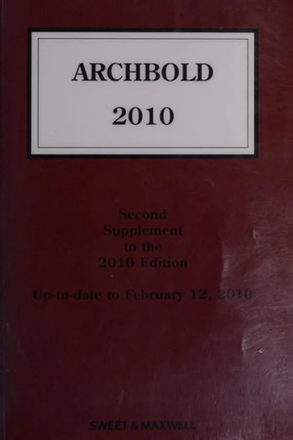 Capa de Archbold 2010