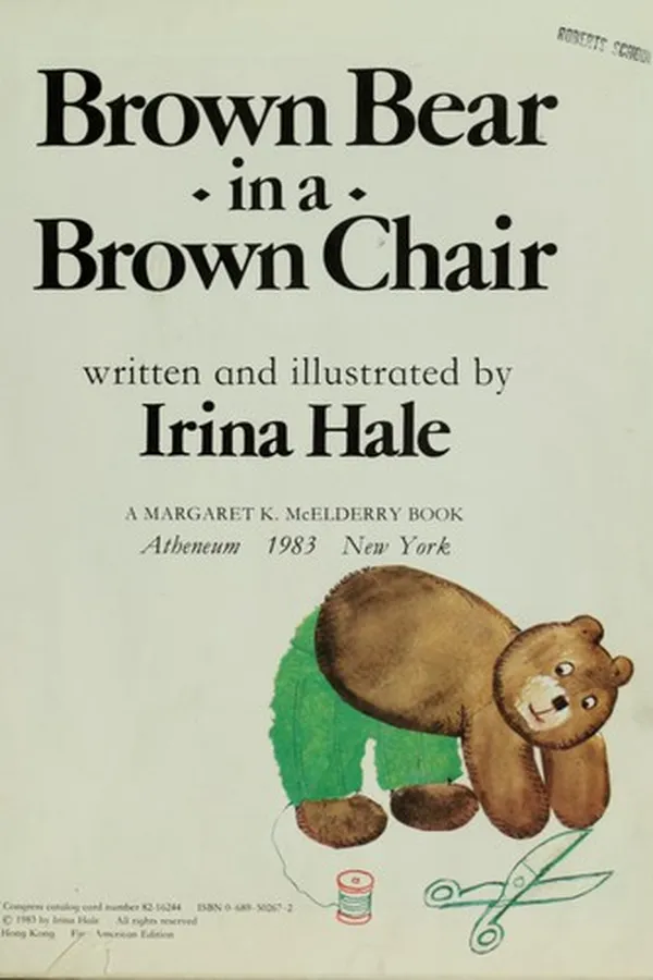 Capa de Brown bear in a brown chair