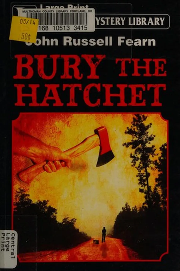 Capa de Bury the hatchet