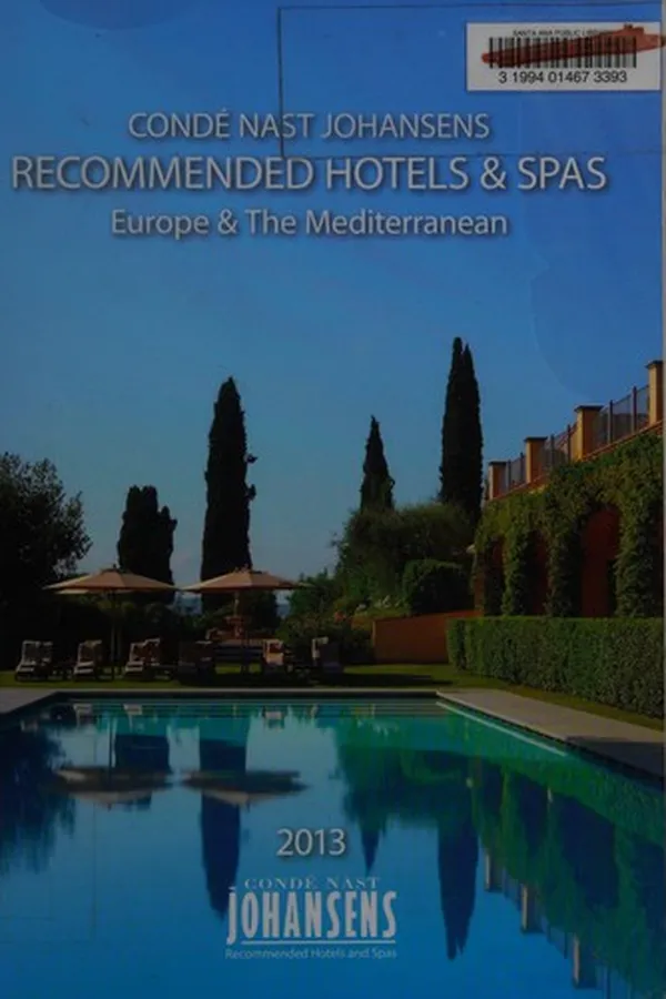 Capa de Condé Nast Johansens recommended hotels & spas