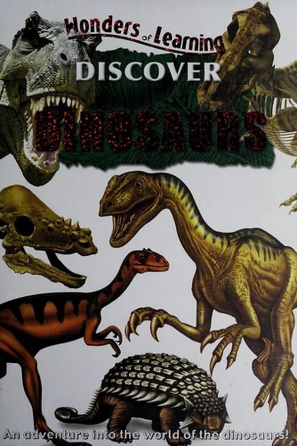 Capa de Discover the prehistoric world of dinosaurs