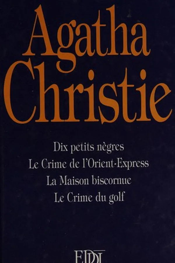 Capa de Novels (And Then There Were None / Crooked House / Murder on the Orient Express / Murder on the Links)