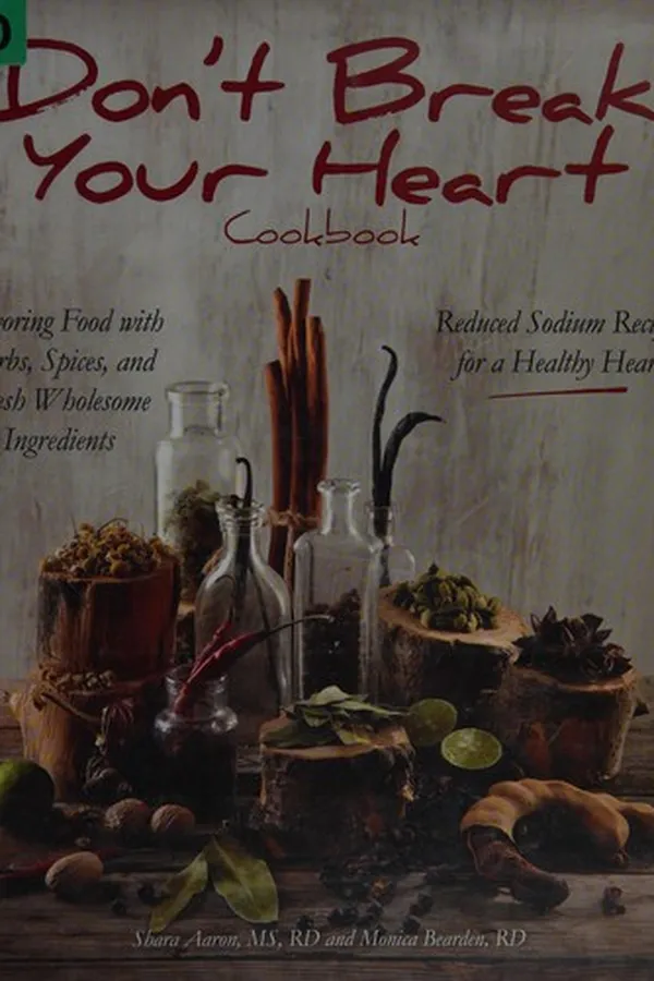 Capa de Don't break your heart cookbook