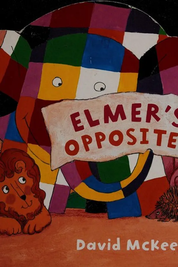 Capa de Elmer's opposites