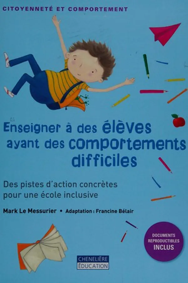 Cover of Enseigner à des élèves ayant des comportements difficiles