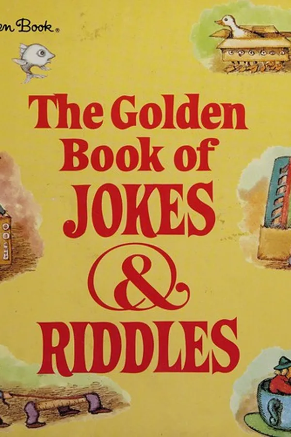 Capa de The golden book of jokes & riddles