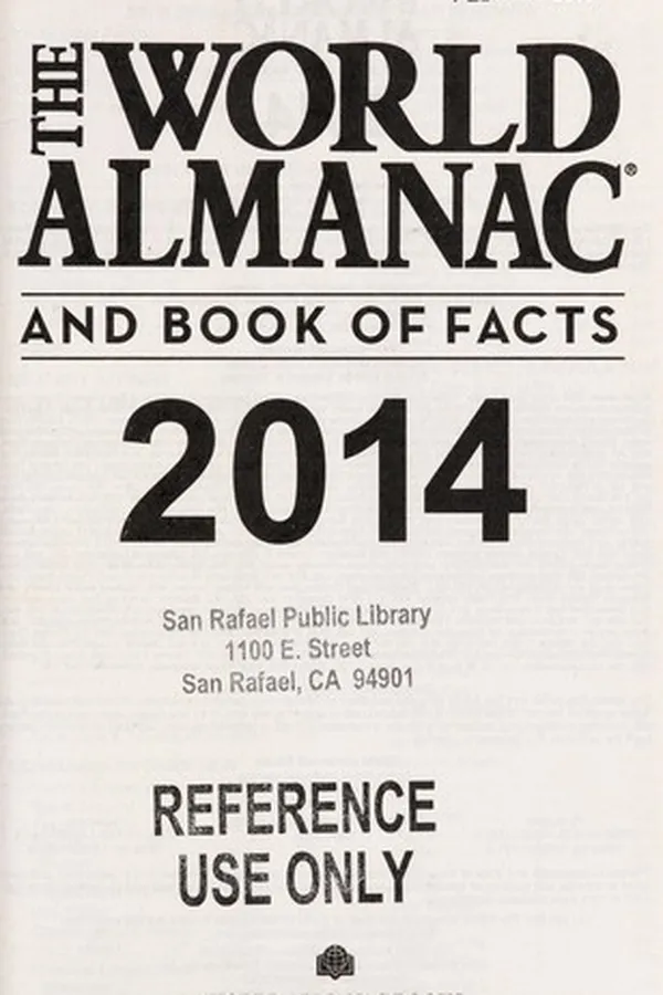 Capa de The world almanac and book of facts, 2014