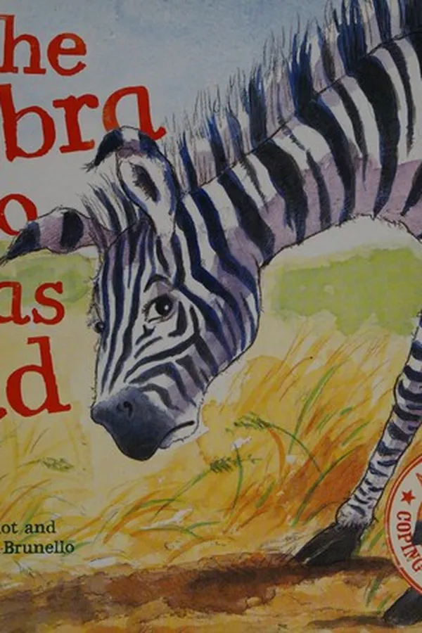 Capa de The zebra who was sad