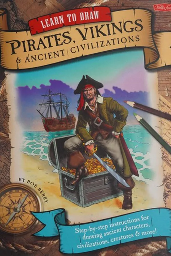 Capa de Learn to draw pirates, vikings and ancient civilizations