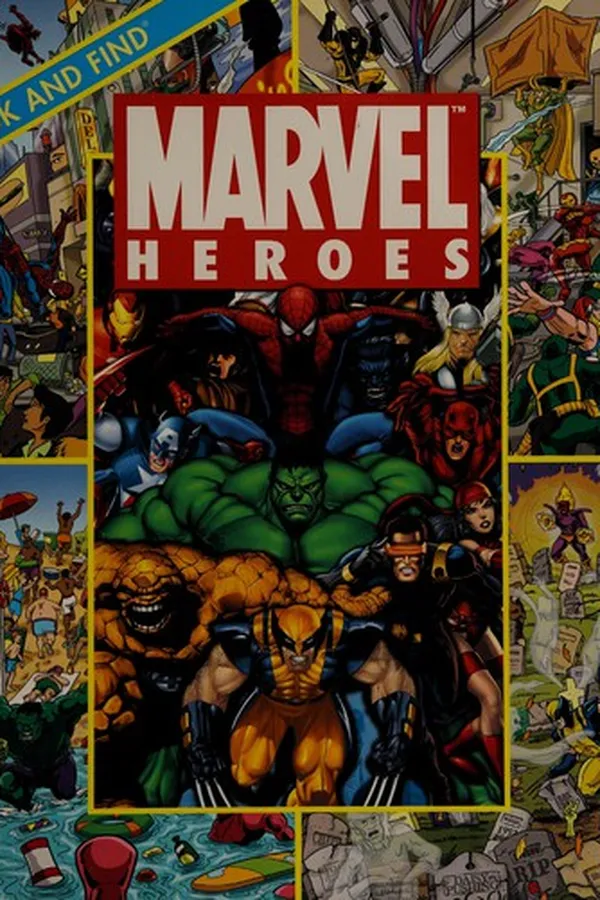 Capa de Look and find Marvel heroes