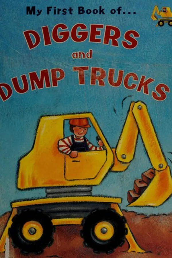 Capa de My first book of... diggers and dump trucks