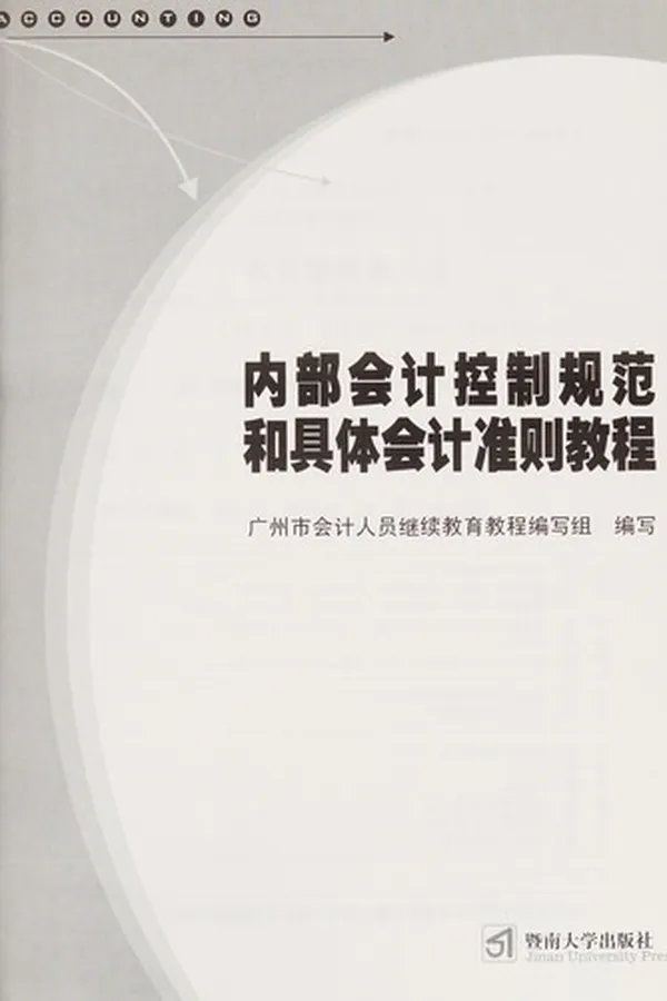 Capa de Nei bu kuai ji kong zhi gui fan he ju ti kuai ji zhun ze jiao cheng
