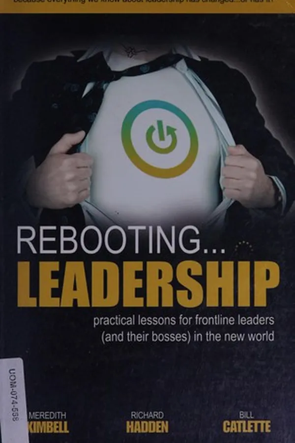 Capa de Rebooting leadership ...