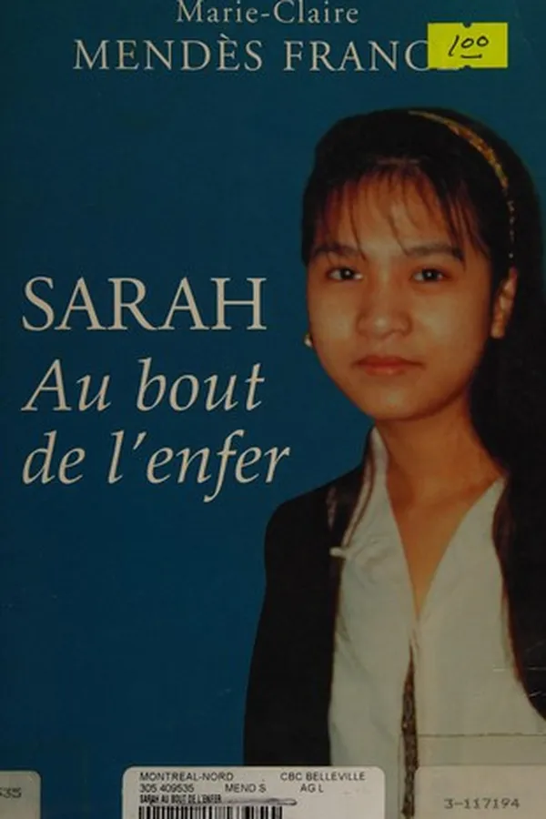 Capa de Sarah, au bout de l'enfer