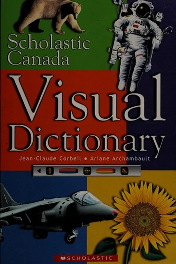 Cover of Scholastic Canada visual dictionary