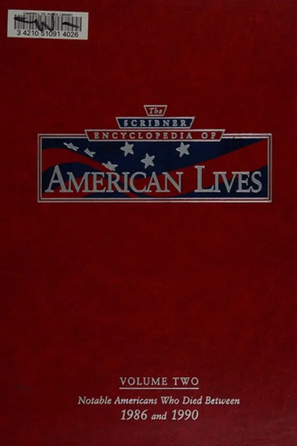 Capa de The Scribner encyclopedia of American lives