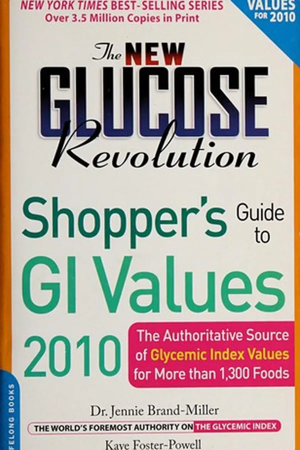 Capa de Shopper's guide to GI values 2010