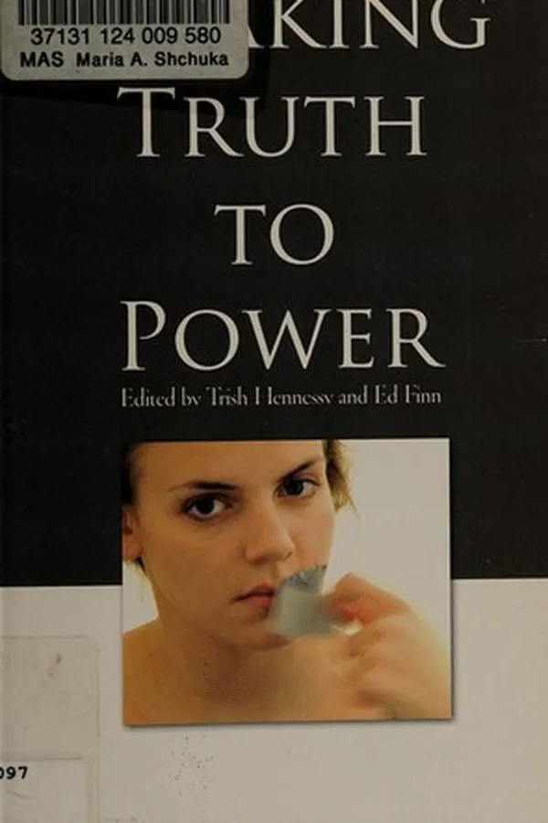 Capa de Speaking truth to power