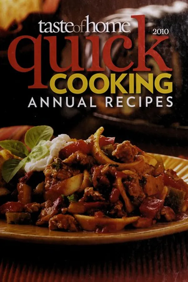 Capa de Taste of home's 2010 quick cooking annual recipes
