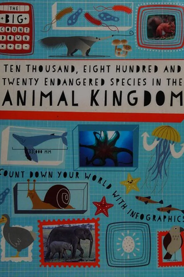 Capa de Ten thousand, eight hundred and twenty endangered species in the animal kingdom