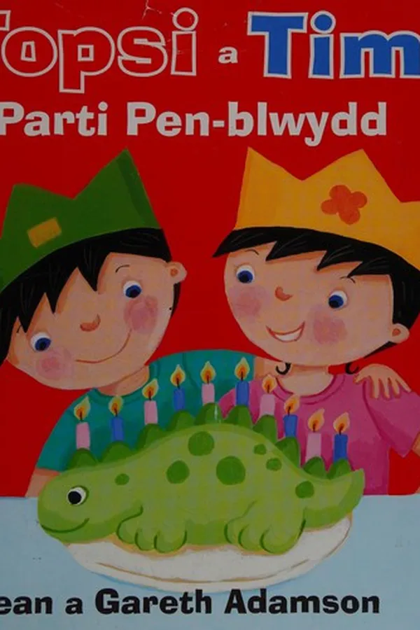 Capa de Topsi a Tim parti pen-blwydd