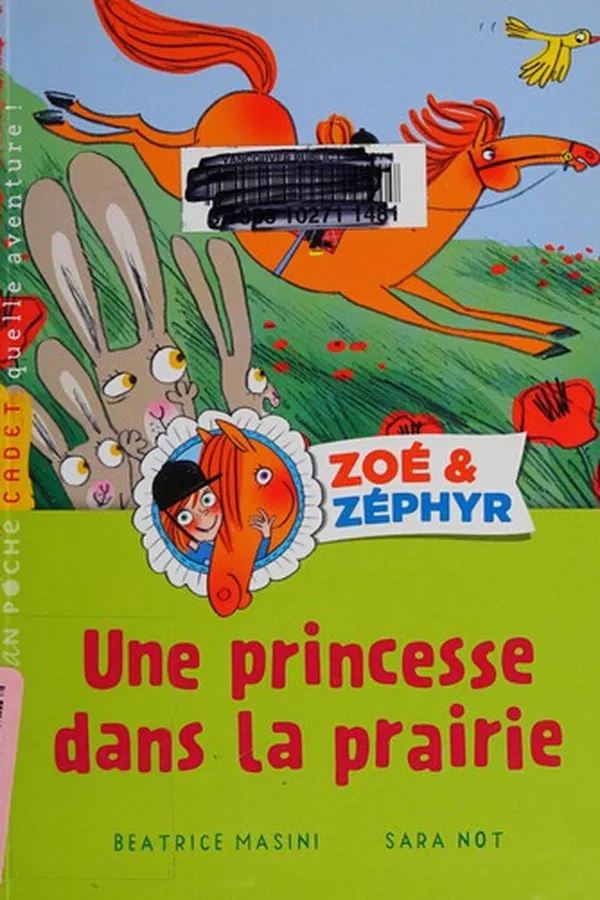 Capa de Une princesse dans la prairie