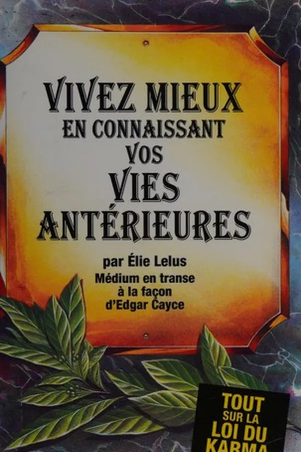 Capa de Vivez mieux en connaissant vos vies antérieures