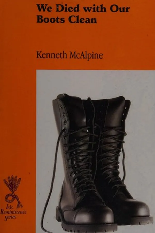 Capa de We died with our boots clean