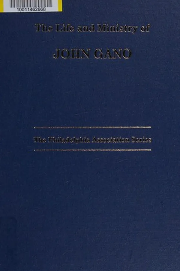 Capa de The life and ministry of John Gano, 1727-1804