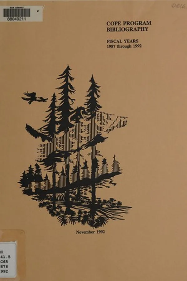 Capa de COPE Program bibliography