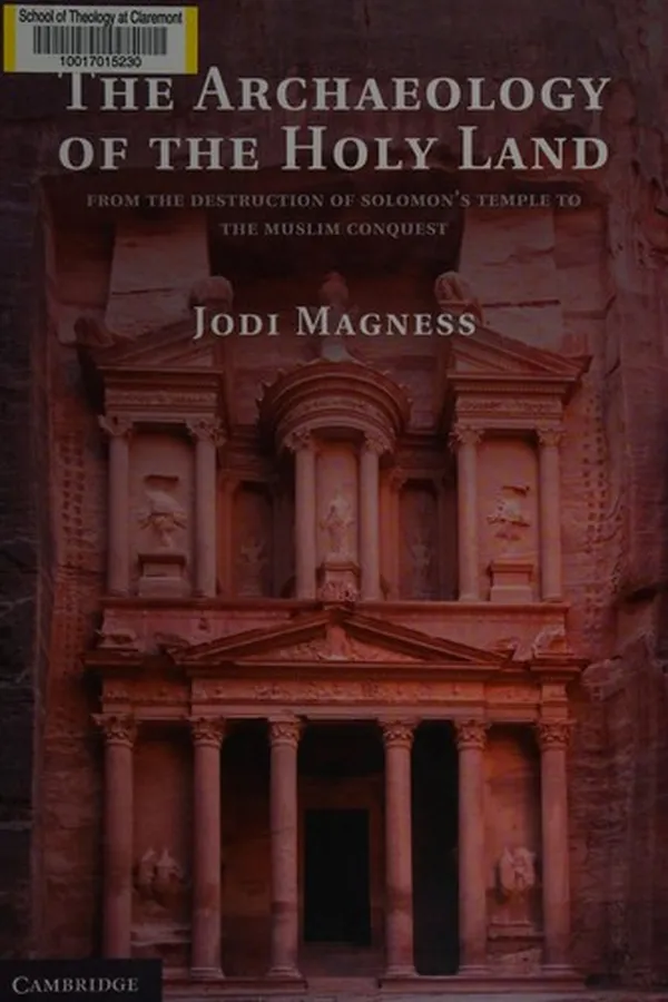 Capa de The archaeology of the Holy Land