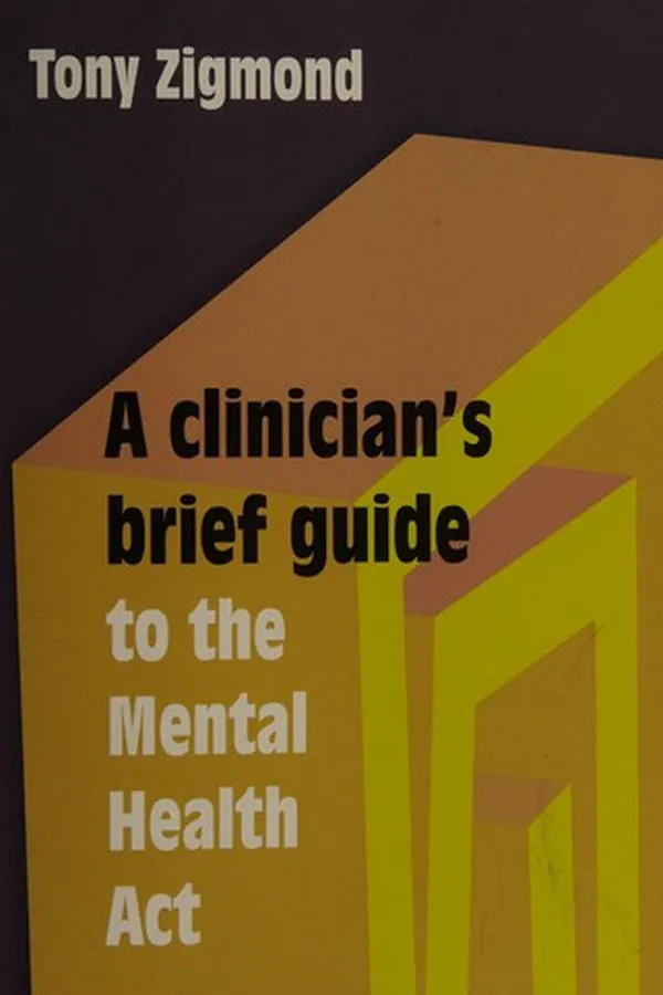 Capa de A clinician's brief guide to the Mental Health Act
