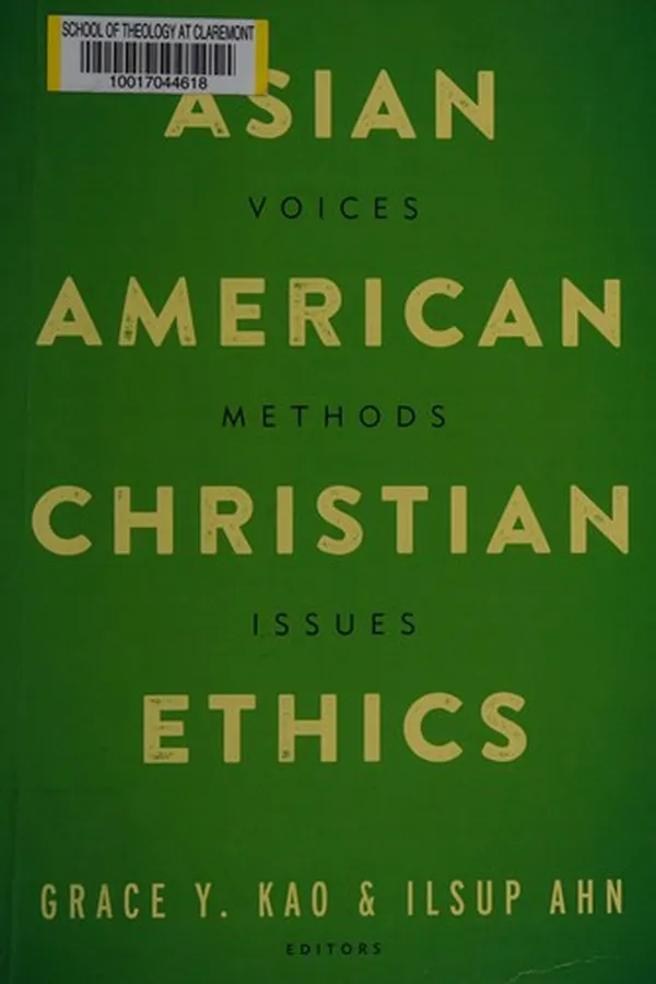 Capa de Asian American Christian ethics