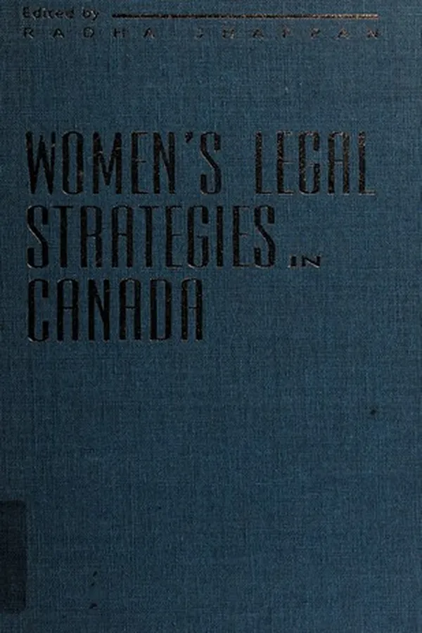 Capa de Women's legal strategies in Canada