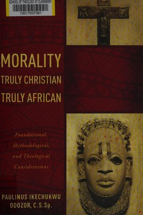 Capa de Morality truly Christian, truly African