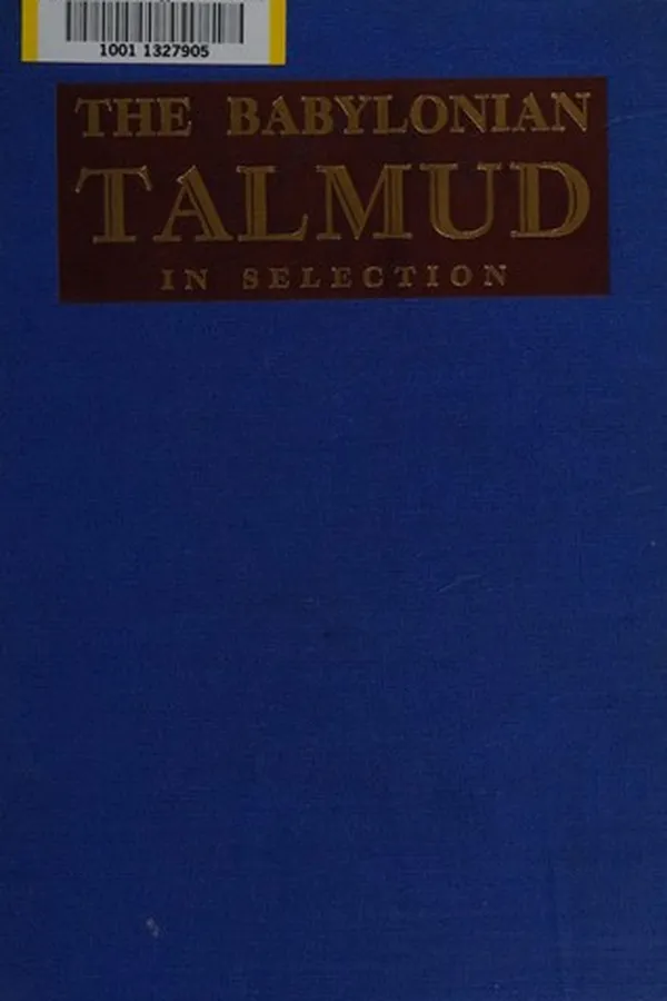 Capa de The Babylonian Talmud in selection