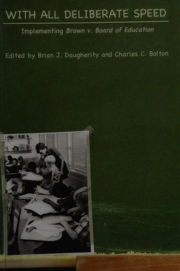 Capa de With all deliberate speed