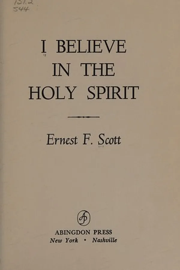 Capa de I believe in the Holy Spirit