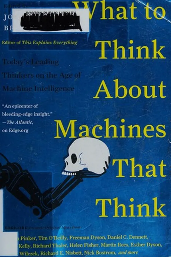 Capa de What to think about machines that think