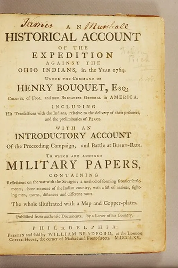 Capa de An historical account of the expedition against the Ohio Indians, in the year 1764