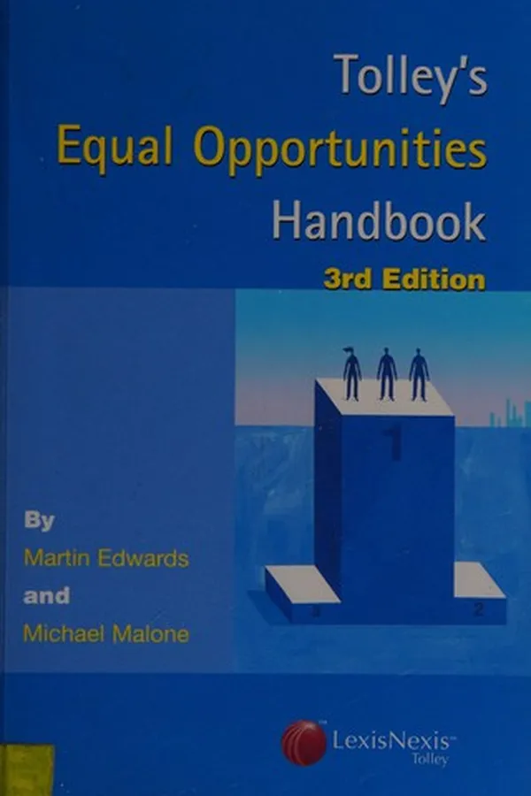 Capa de Tolley's equal opportunities handbook
