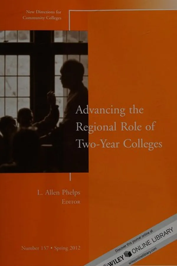 Capa de Advancing the Regional Role of Two-Year Colleges