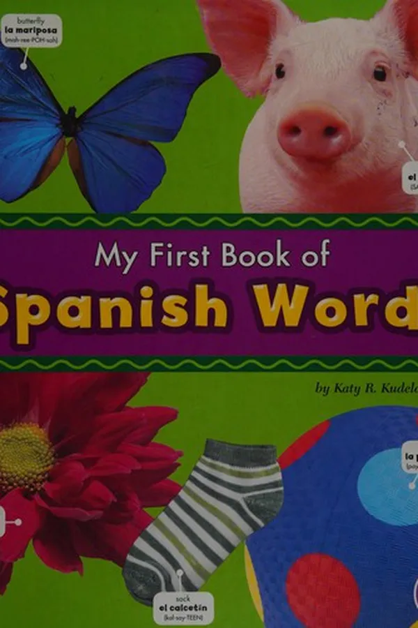 Capa de My first book of Spanish words