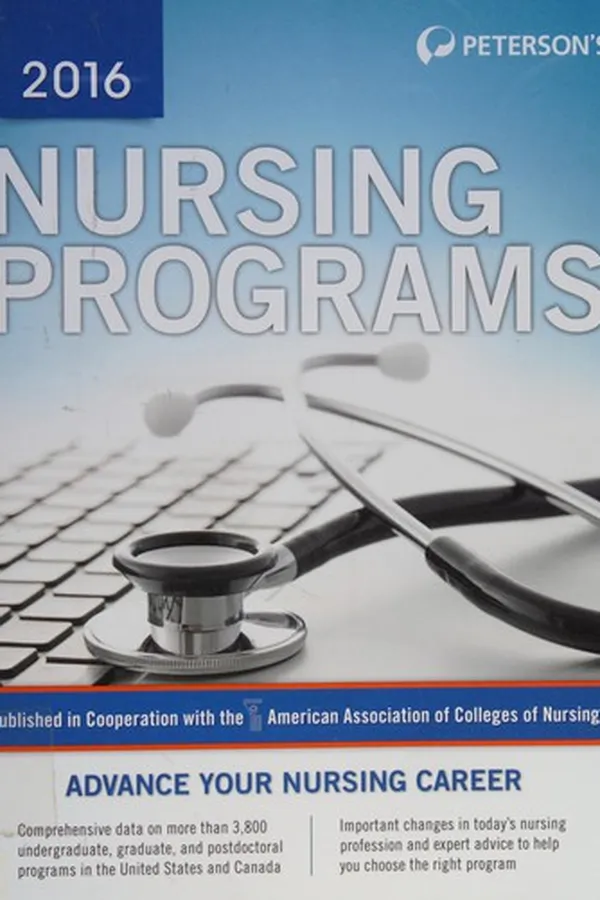 Capa de Peterson's nursing programs 2016
